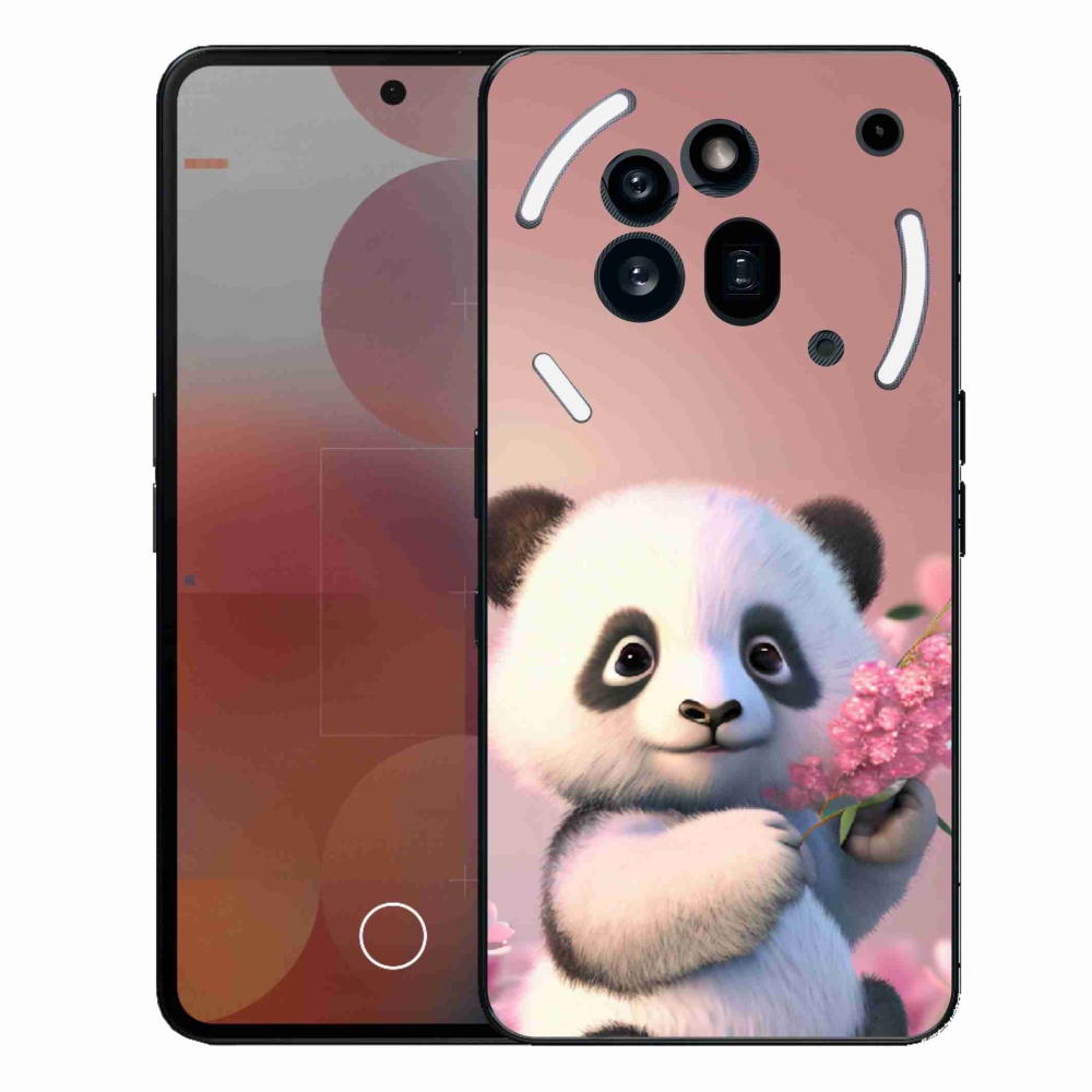 Gélový kryt mmCase na Nothing Phone (3a) Pro - roztomilá panda
