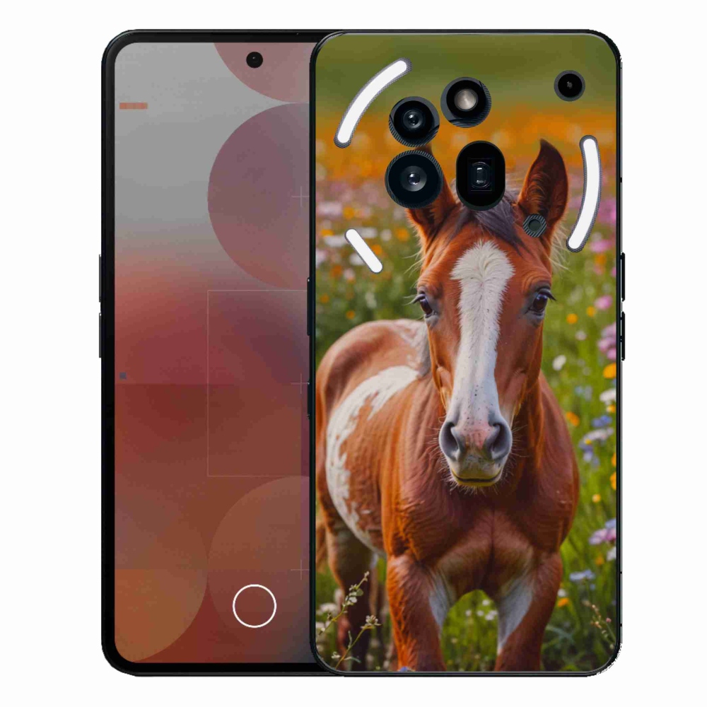 Gélový kryt mmCase na Nothing Phone (3a) Pro - roztomilé žriebä