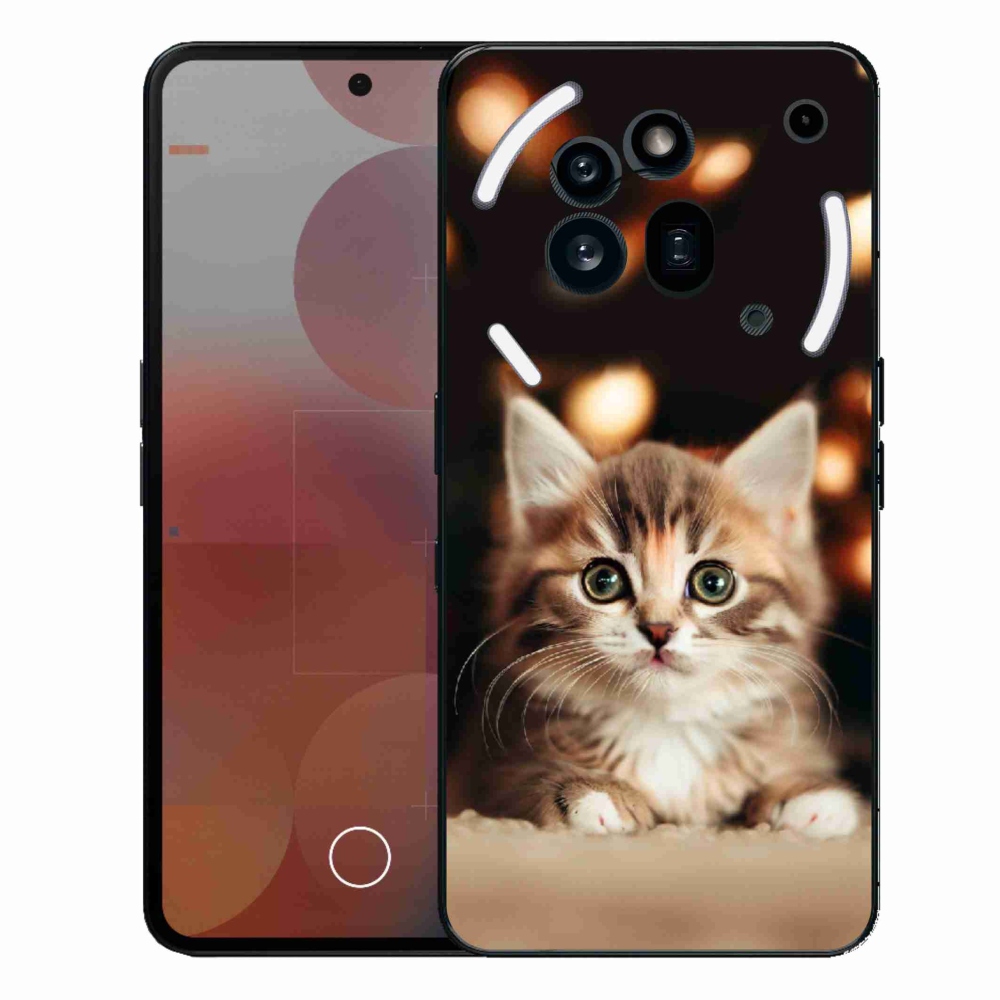 Gélový kryt mmCase na Nothing Phone (3a) Pre - roztomilé mačiatko 2