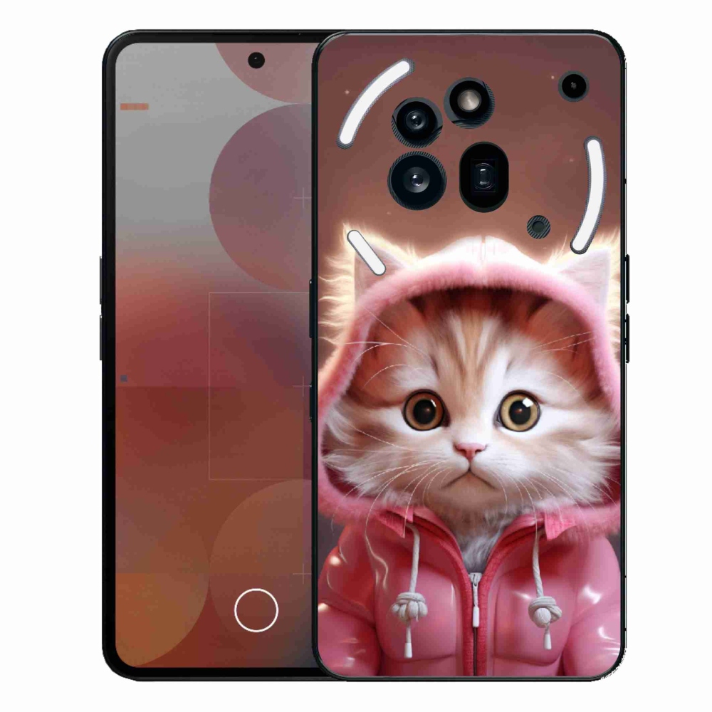 Gélový kryt mmCase na Nothing Phone (3a) Pre - roztomilé mačiatko 3