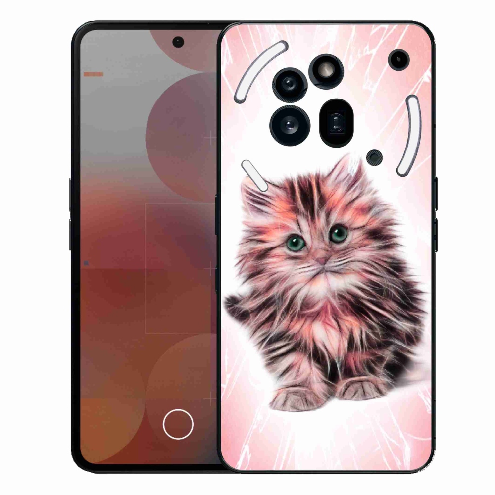 Gélový kryt mmCase na Nothing Phone (3a) Pre - roztomilé mačiatko