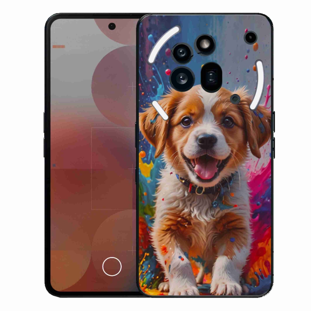 Gélový kryt mmCase na Nothing Phone (3a) Pre - roztomilé šteňa 3
