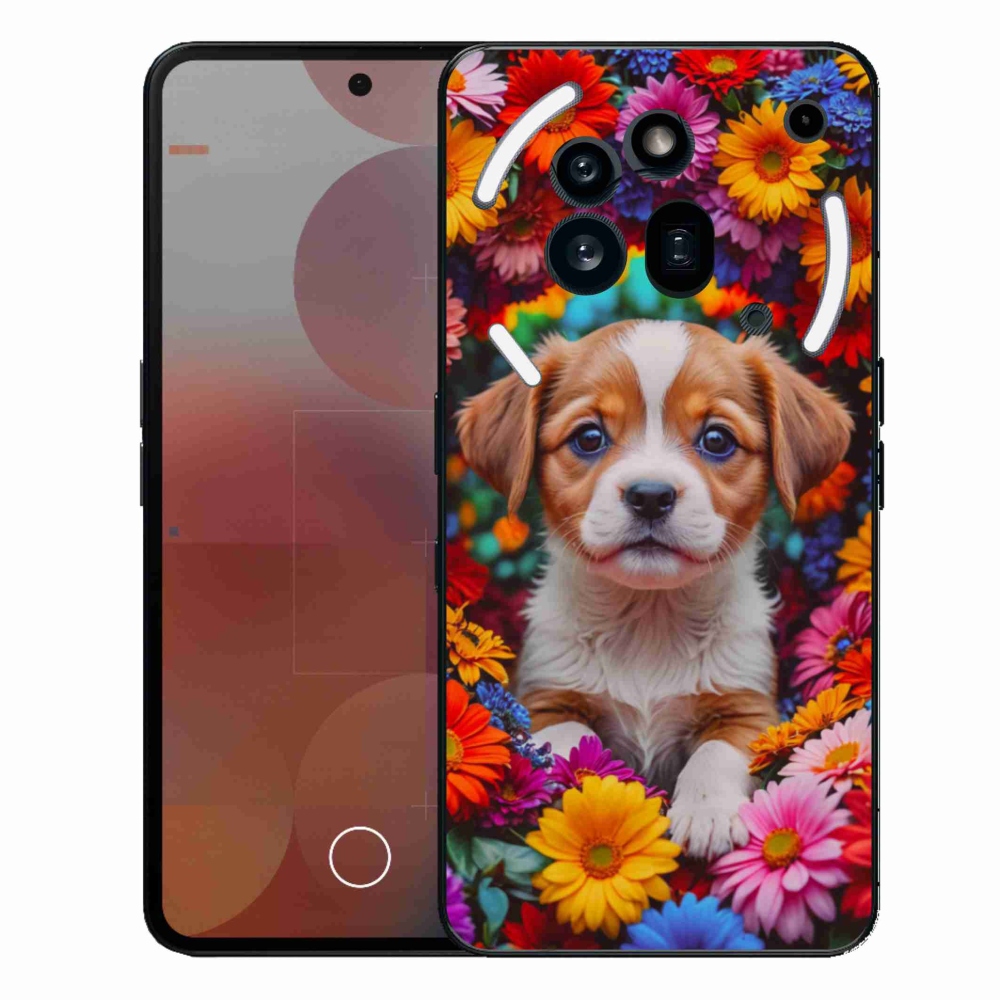 Gélový kryt mmCase na Nothing Phone (3a) Pre - roztomilé šteňa