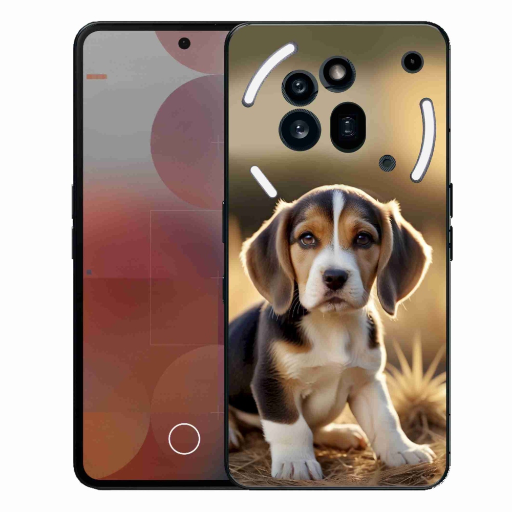 Gélový kryt mmCase na Nothing Phone (3a) Pro - roztomilý bígl
