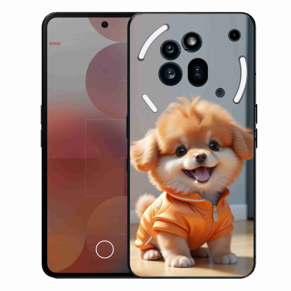 Gélový kryt mmCase na Nothing Phone (3a) Pro - roztomilý pomeranian v mikine