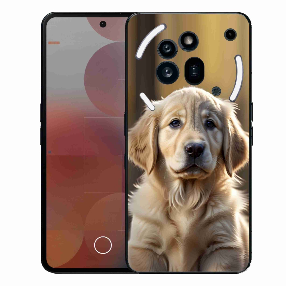 Gélový kryt mmCase na Nothing Phone (3a) Pro - roztomilý zlatý retriever