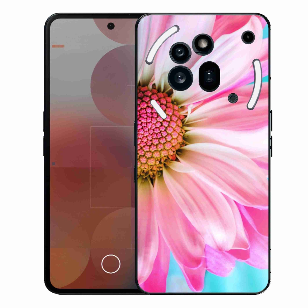 Gélový kryt mmCase na Nothing Phone (3a) Pro - ružová kvetina