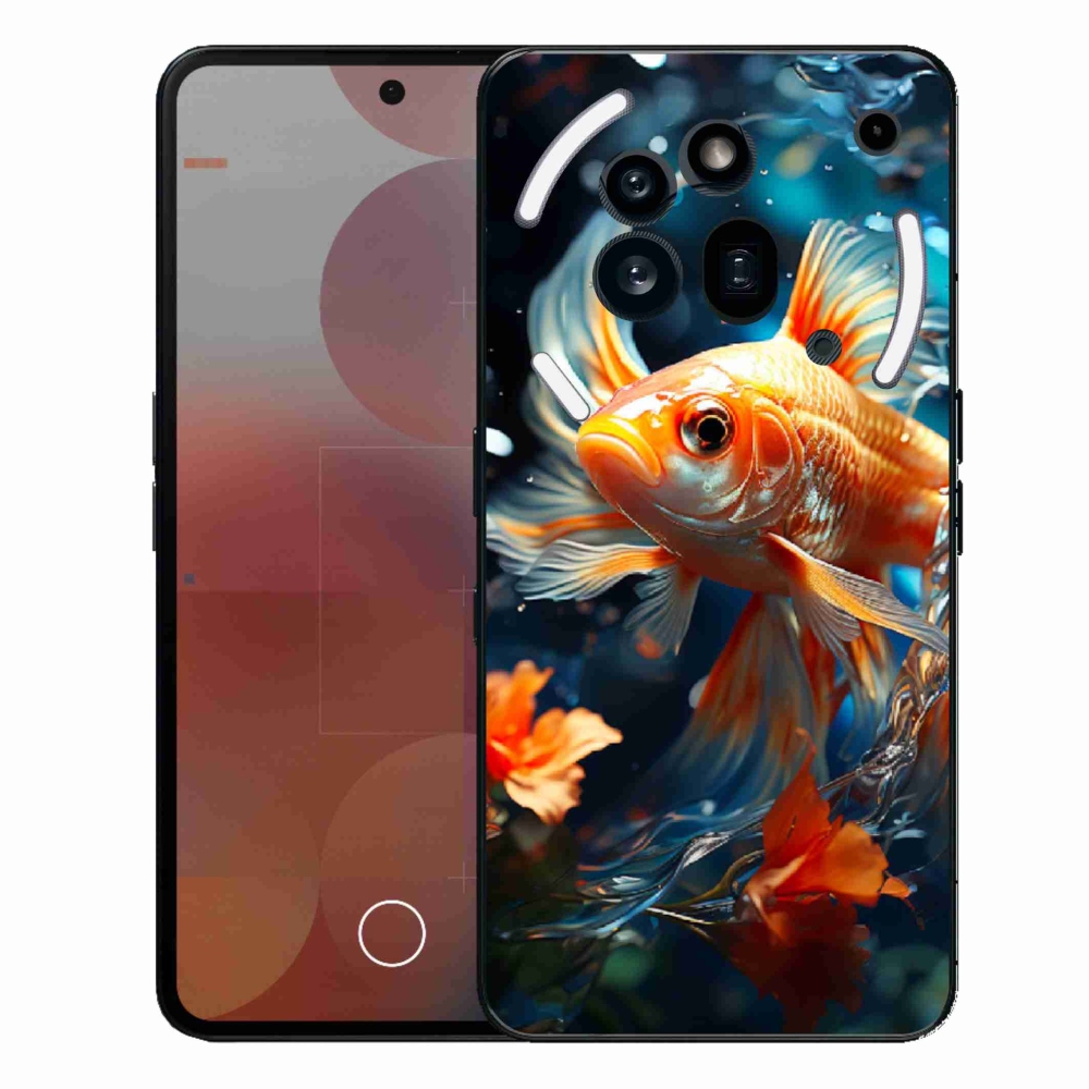 Gélový kryt mmCase na Nothing Phone (3a) Pro - rybka