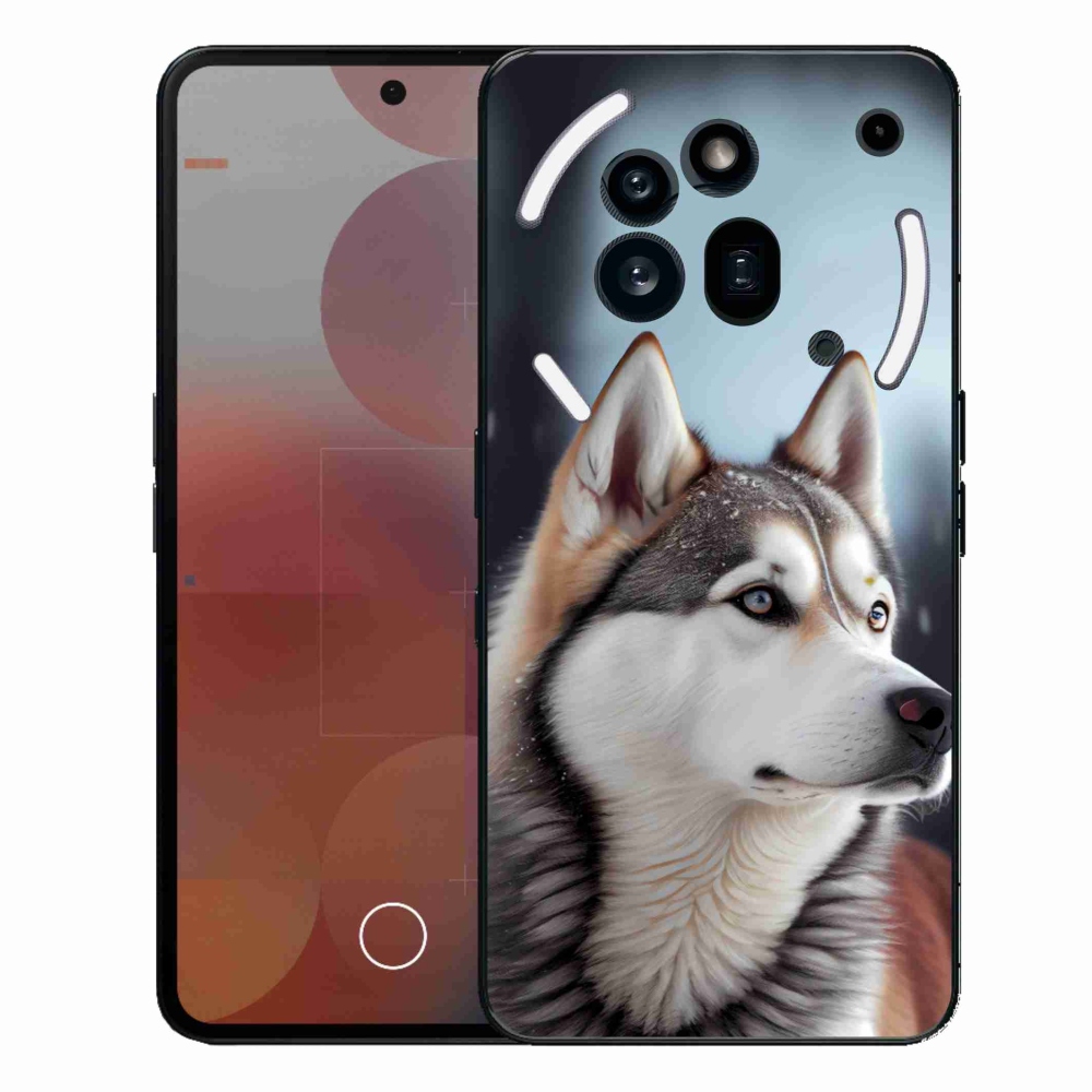 Gélový kryt mmCase na Nothing Phone (3a) Pre - sibírsky husky