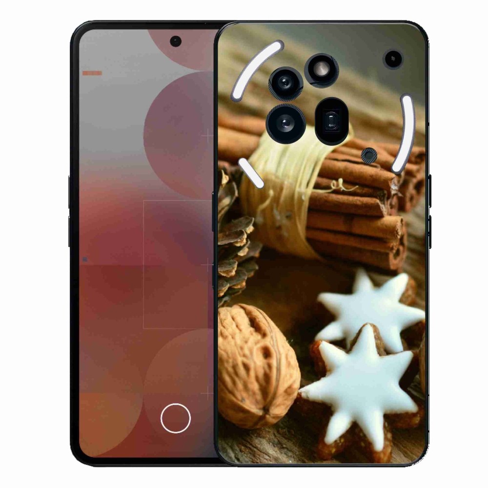 Gélový kryt mmCase na Nothing Phone (3a) Pre - škorica a perníčky
