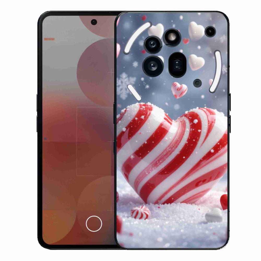 Gélový kryt mmCase na Nothing Phone (3a) Pre - sladké srdce