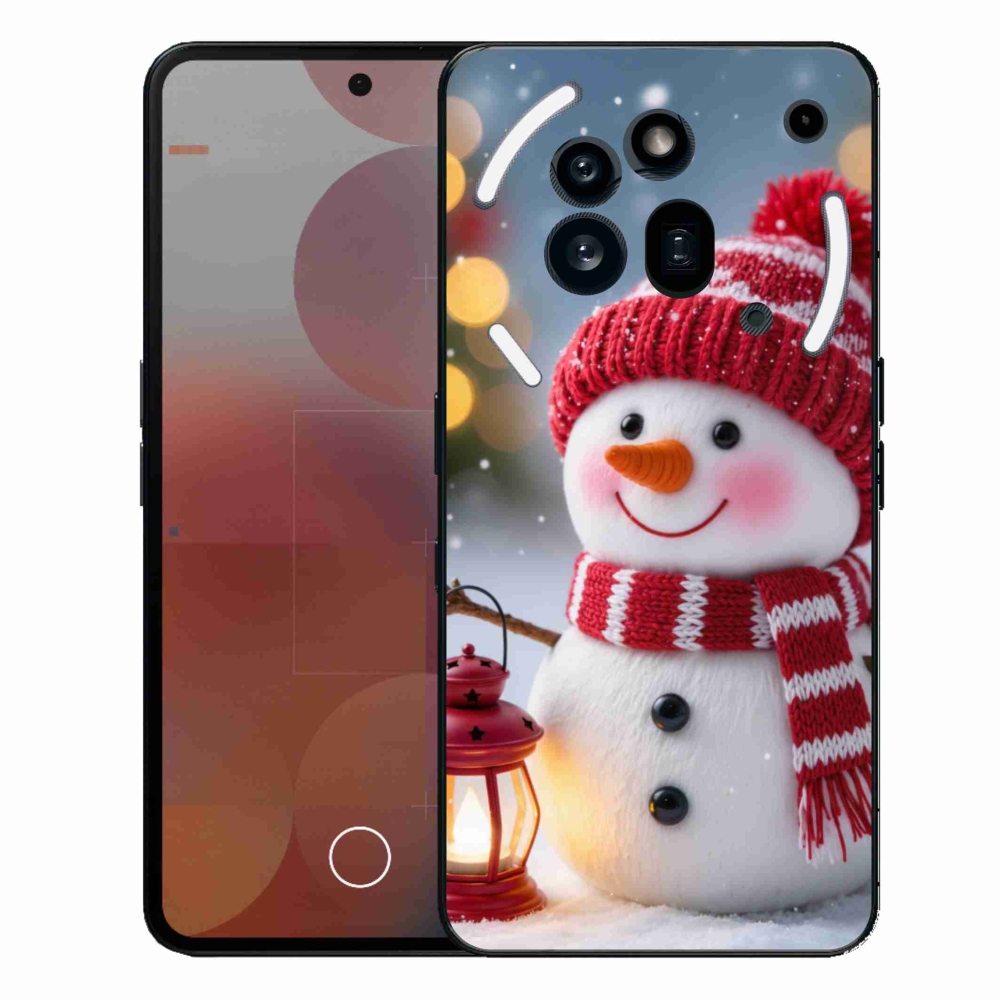 Gélový kryt mmCase na Nothing Phone (3a) Pro - snehuliak 2