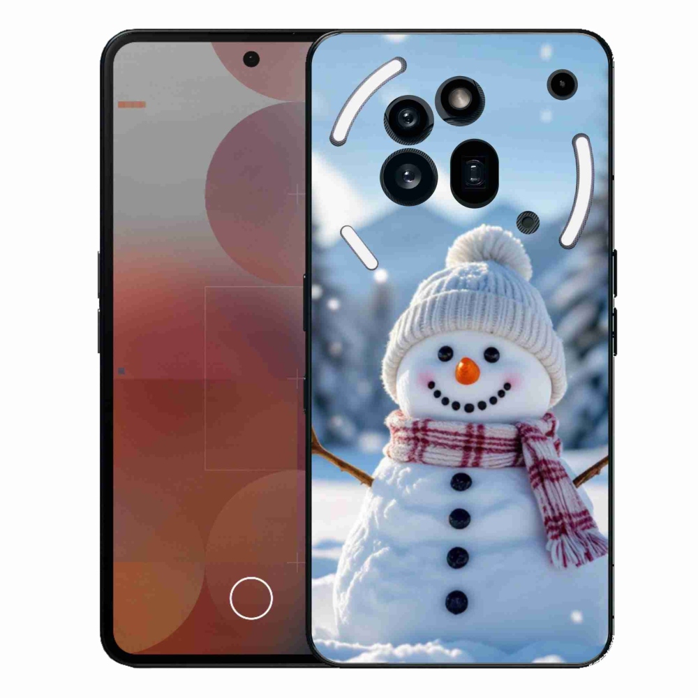 Gélový kryt mmCase na Nothing Phone (3a) Pro - snehuliak 3