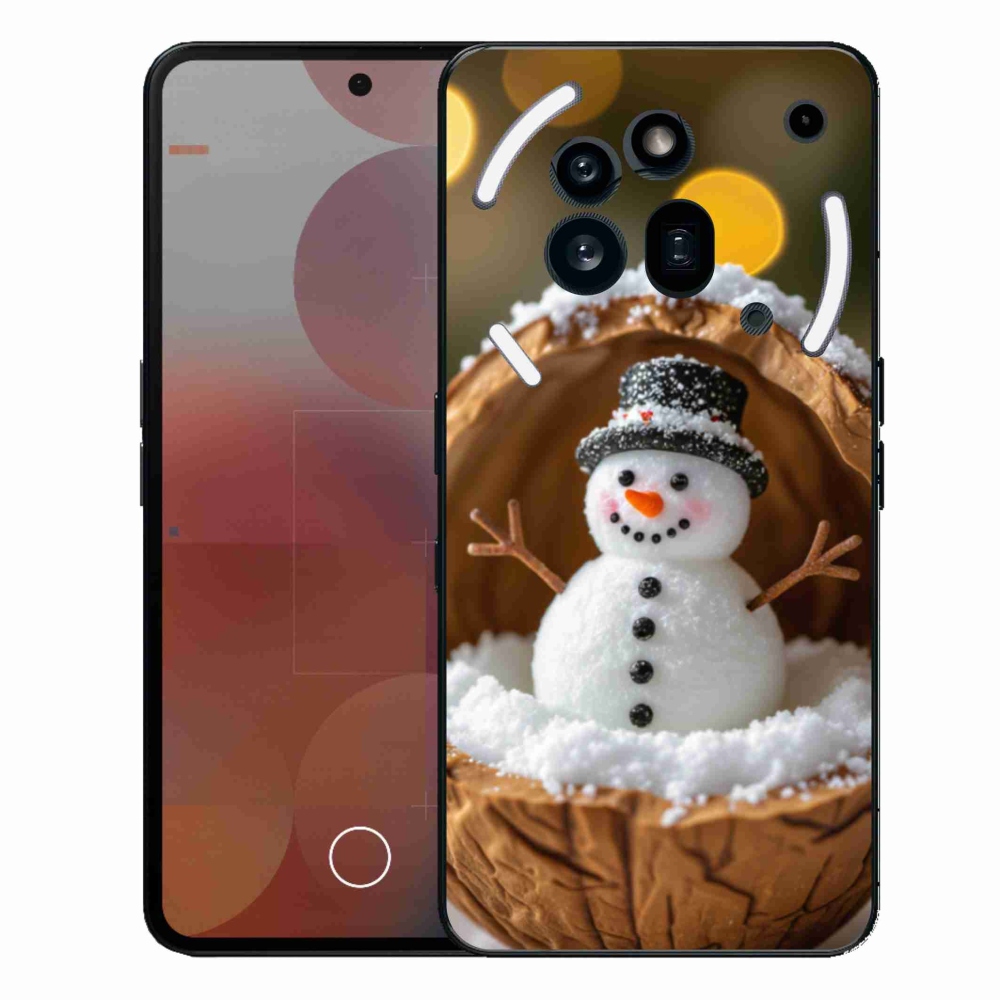 Gélový kryt mmCase na Nothing Phone (3a) Pro - snehuliak 4