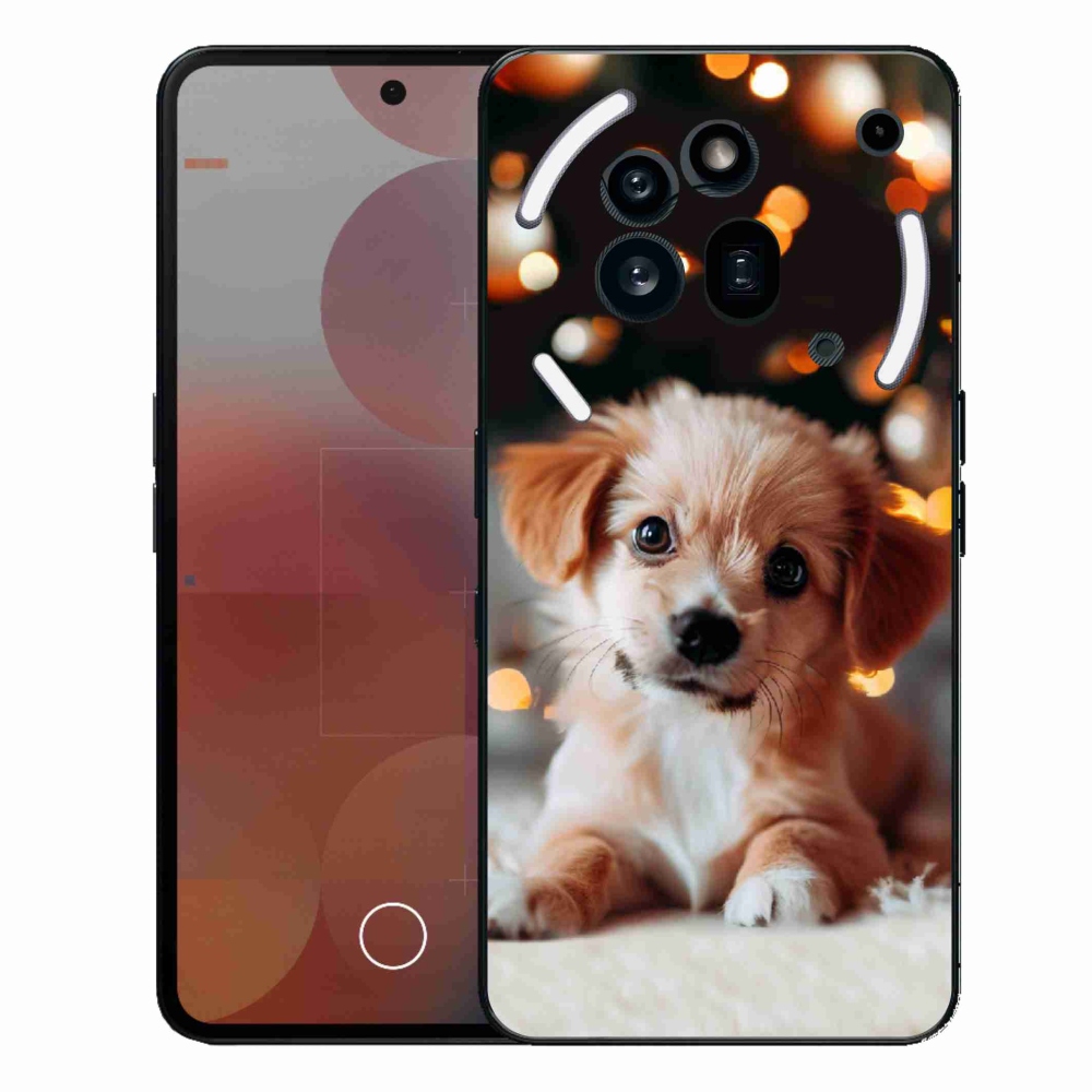 Gélový kryt mmCase na Nothing Phone (3a) Pro - šteniatko