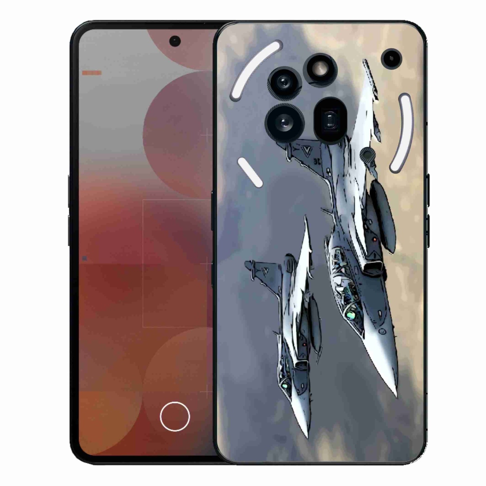 Gélový kryt mmCase na Nothing Phone (3a) Pro - stíhačky