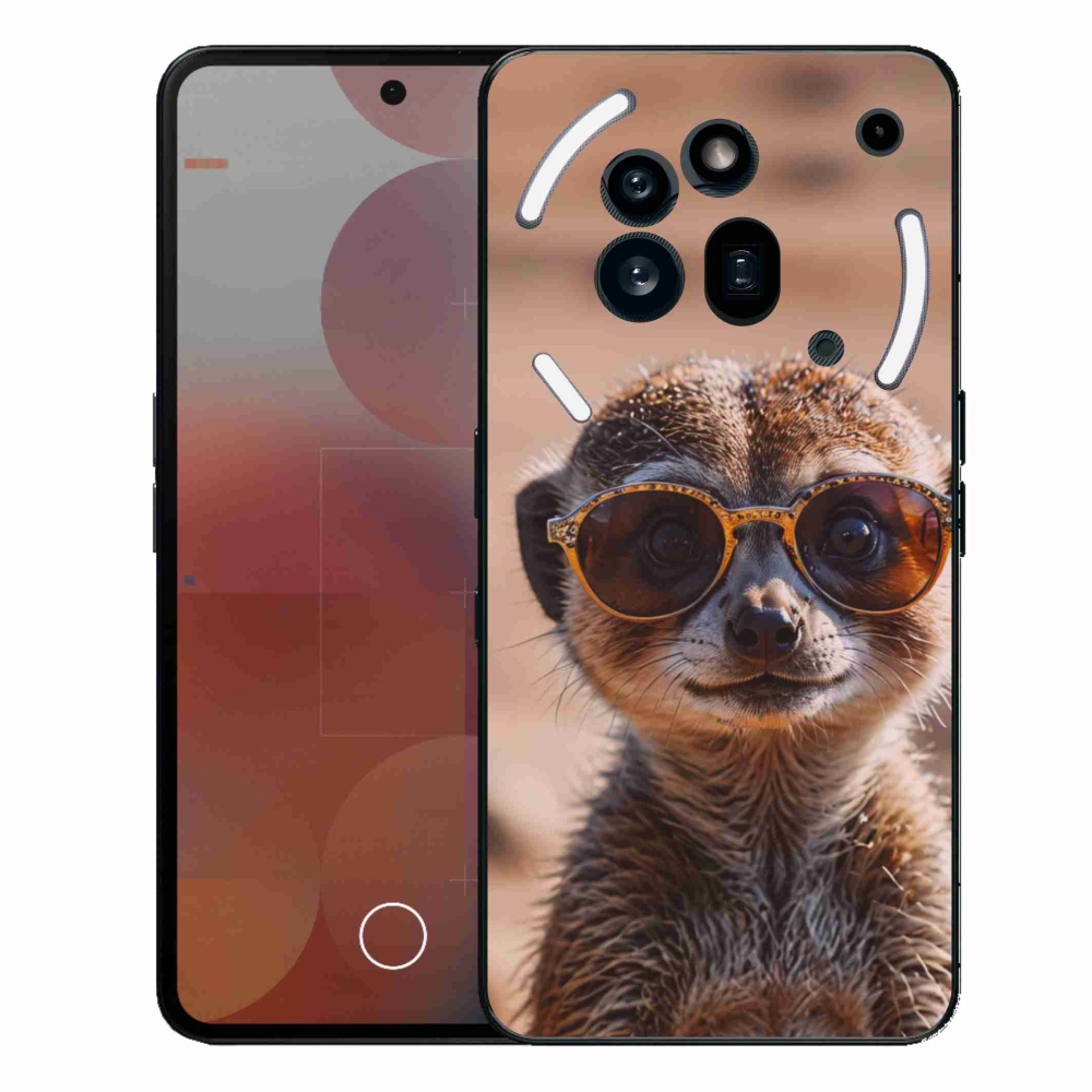 Gélový kryt mmCase na Nothing Phone (3a) Pro - štýlové surikata
