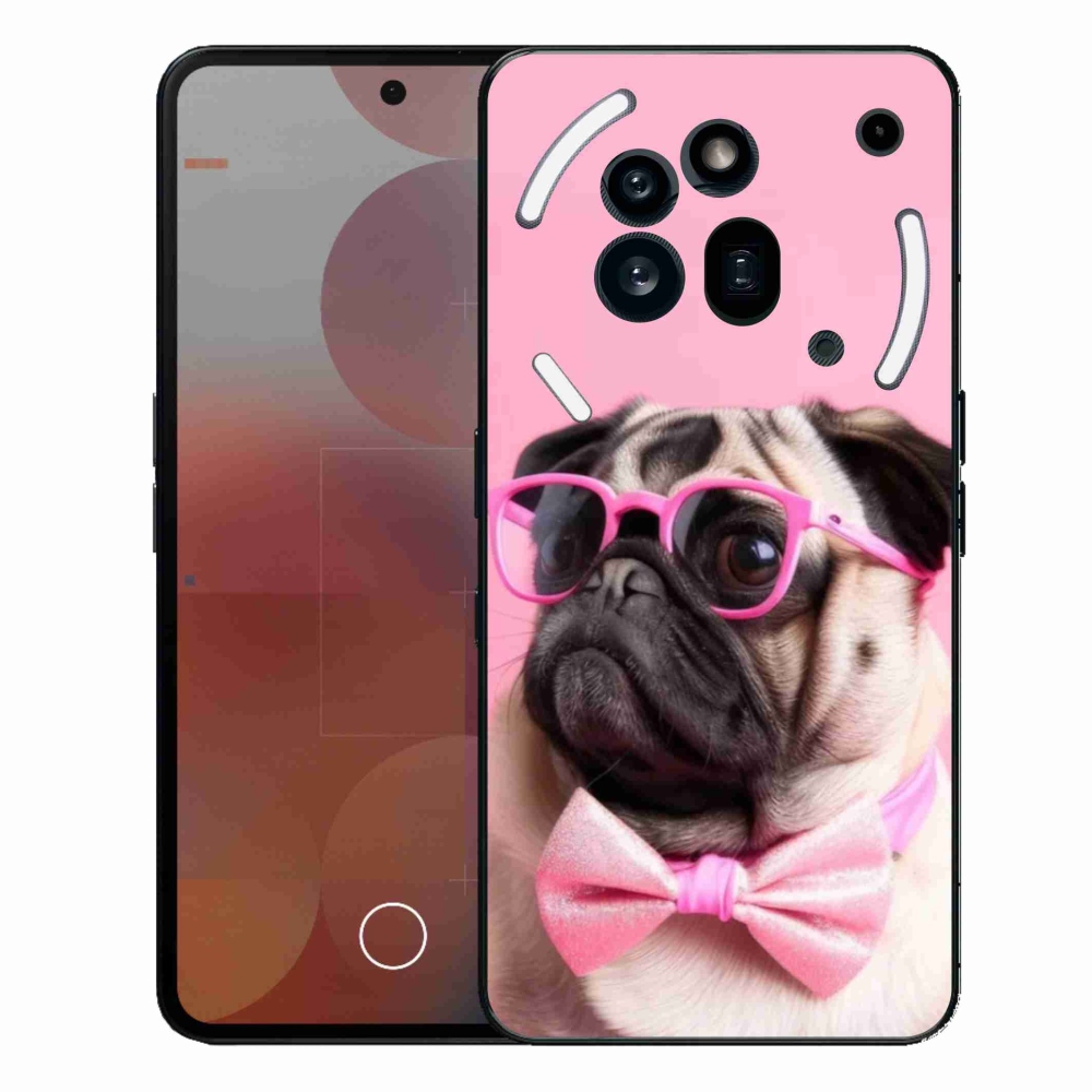 Gélový kryt mmCase na Nothing Phone (3a) Pro - štýlový mops