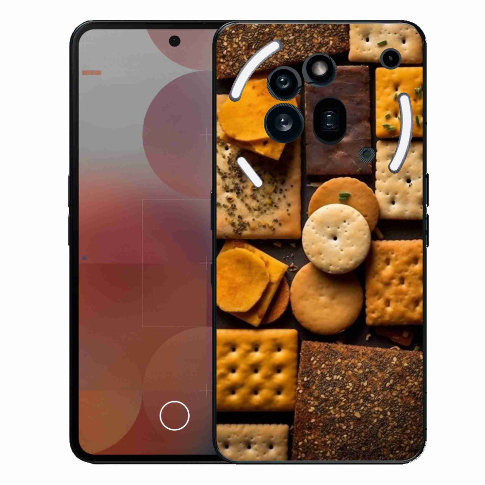 Gélový kryt mmCase na Nothing Phone (3a) Pro - sušienky