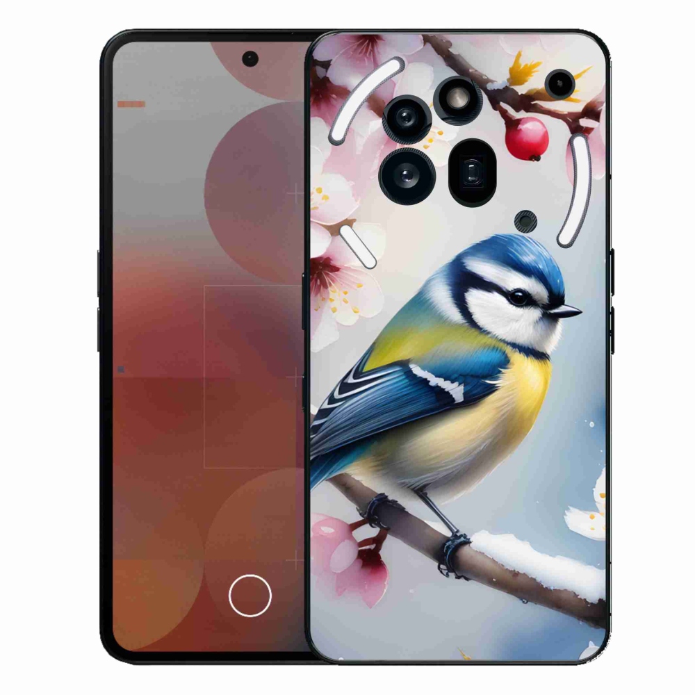 Gélový kryt mmCase na Nothing Phone (3a) Pro - sýkorka
