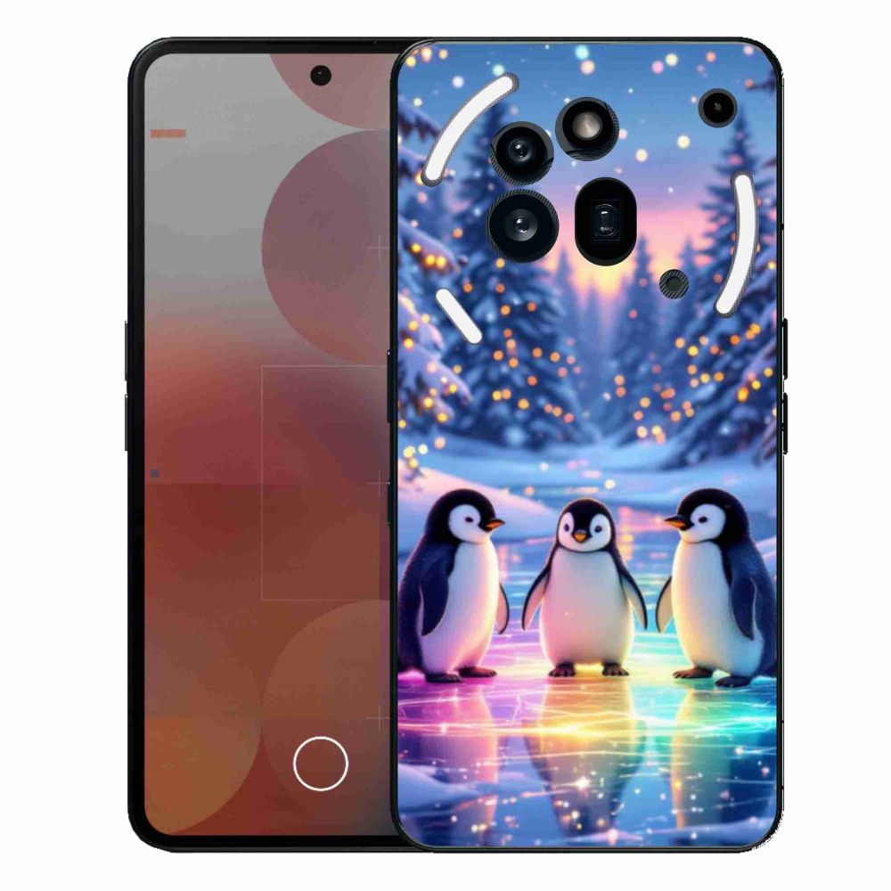 Gélový kryt mmCase na Nothing Phone (3a) Pro - tučníci