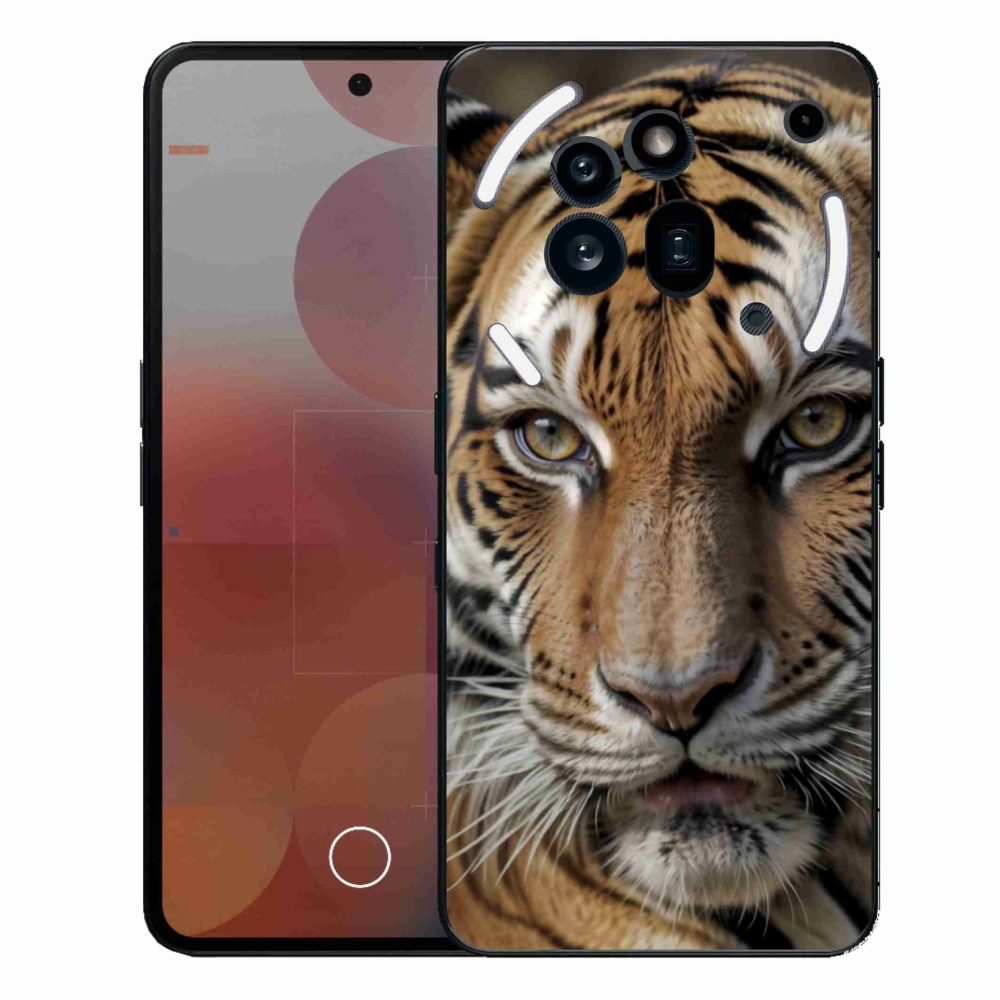 Gélový kryt mmCase na Nothing Phone (3a) Pro - tigrie pohľad