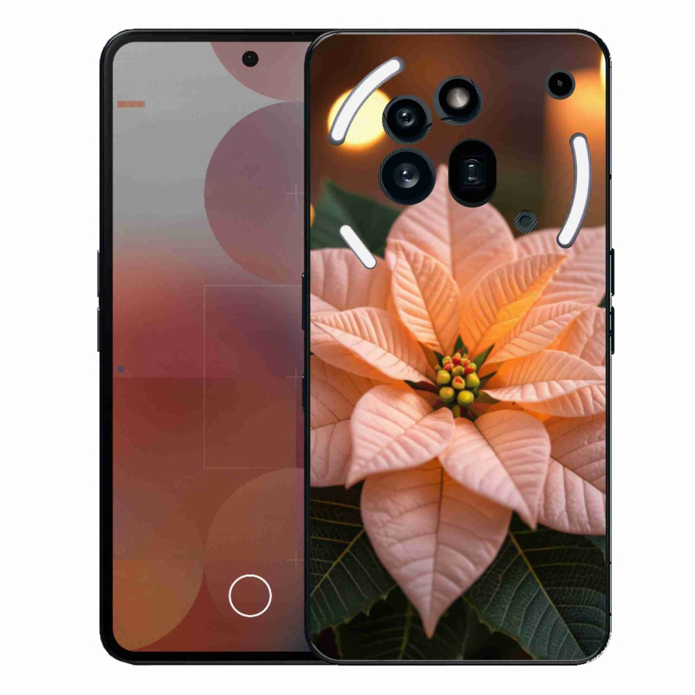 Gélový kryt mmCase na Nothing Phone (3a) Pre - vianočná hviezda