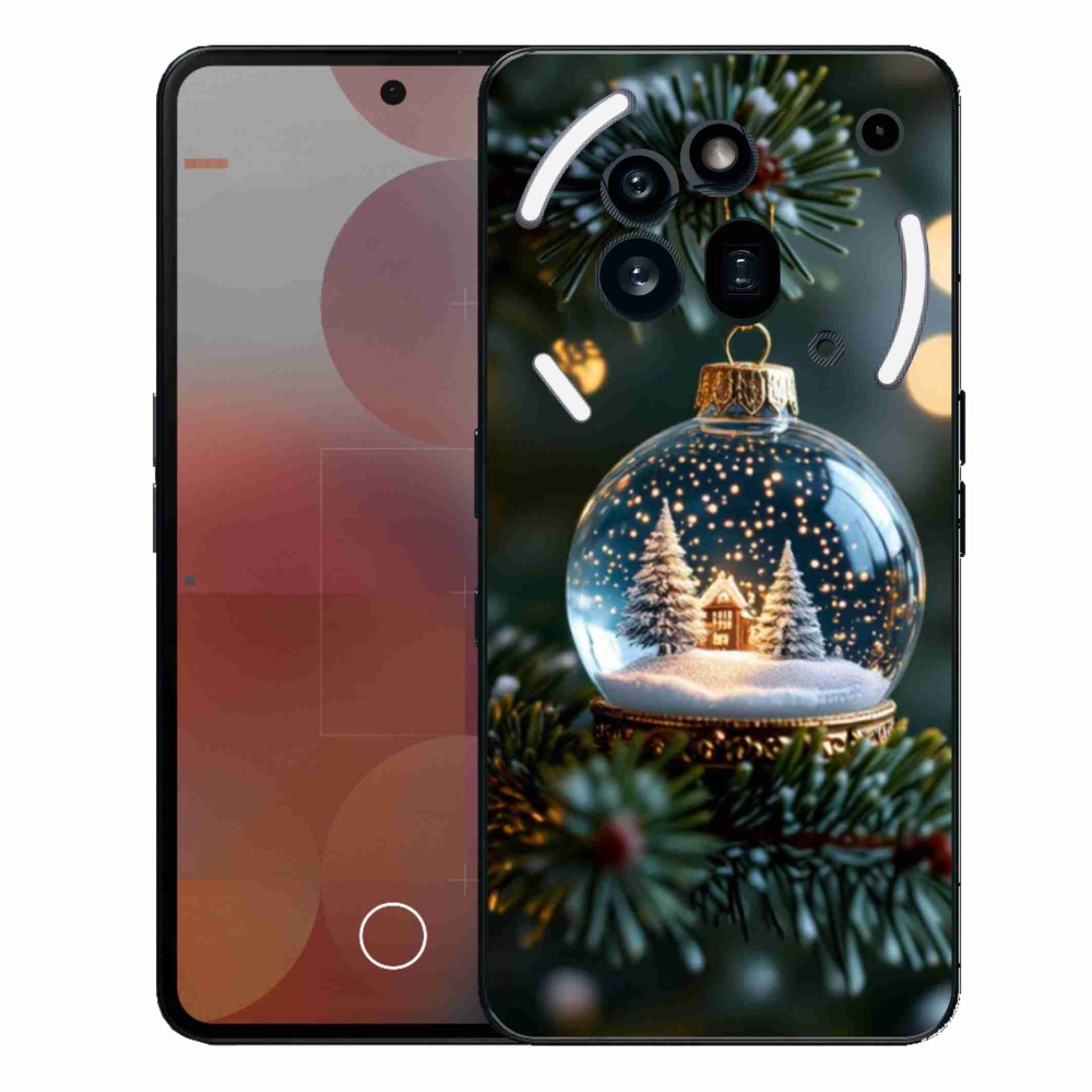 Gélový kryt mmCase na Nothing Phone (3a) Pre - vianočné gule 2