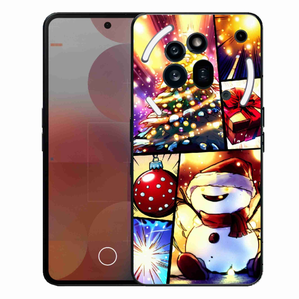 Gélový kryt mmCase na Nothing Phone (3a) Pre - vianočné motívy 1