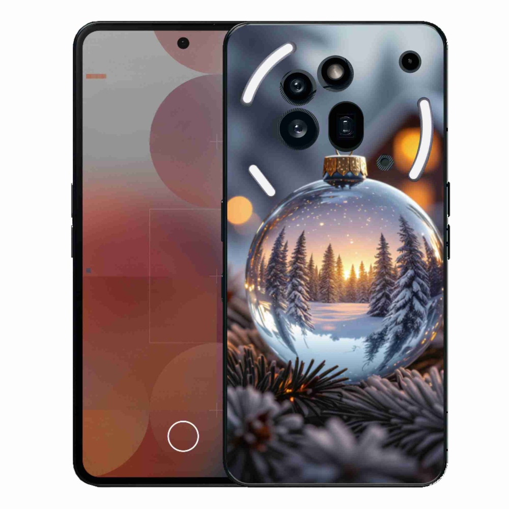 Gélový kryt mmCase na Nothing Phone (3a) Pre - vianočná ozdoba