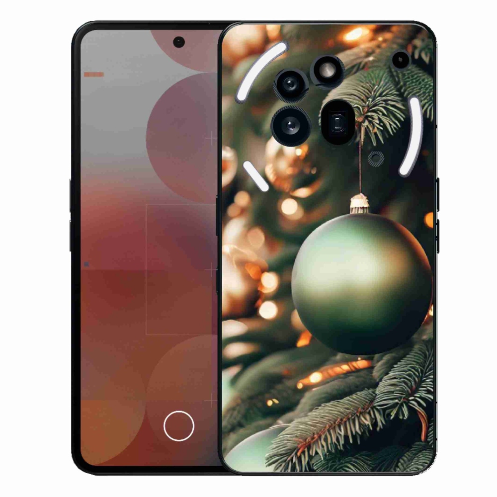 Gélový kryt mmCase na Nothing Phone (3a) Pre - vianočné ozdoby 1