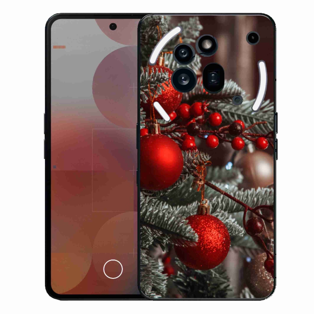 Gélový kryt mmCase na Nothing Phone (3a) Pre - vianočné ozdoby 2