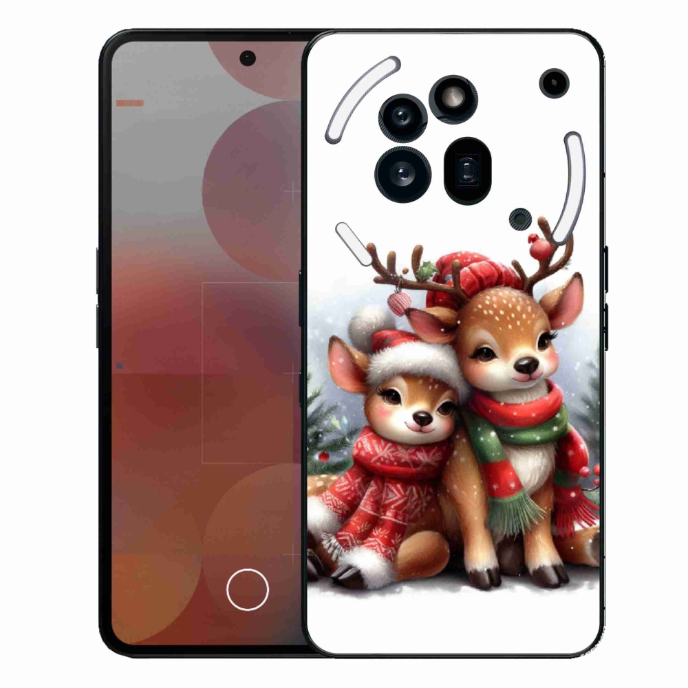 Gélový kryt mmCase na Nothing Phone (3a) Pre - vianočné soby