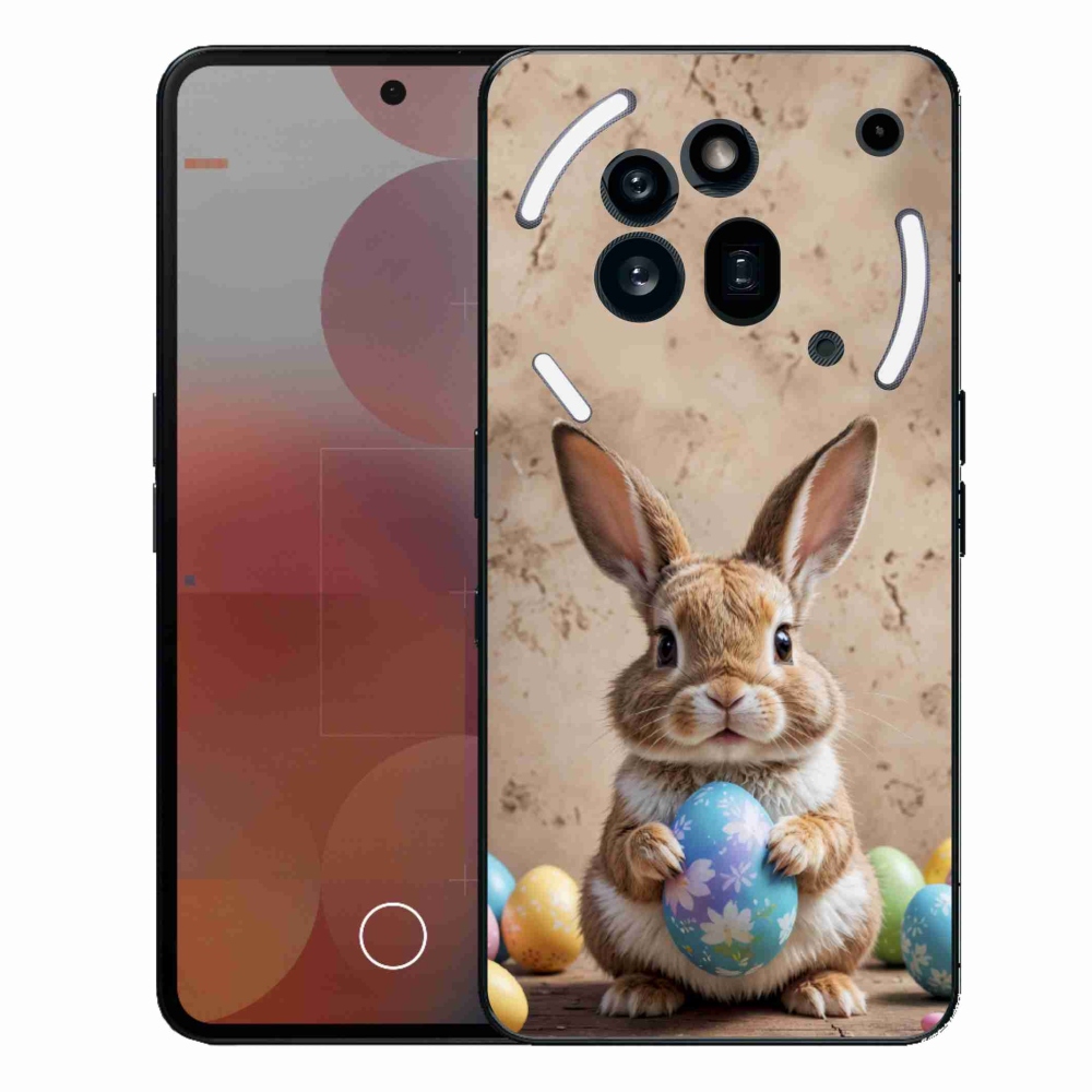 Gélový kryt mmCase na Nothing Phone (3a) Pro - veľkonočný zajačik