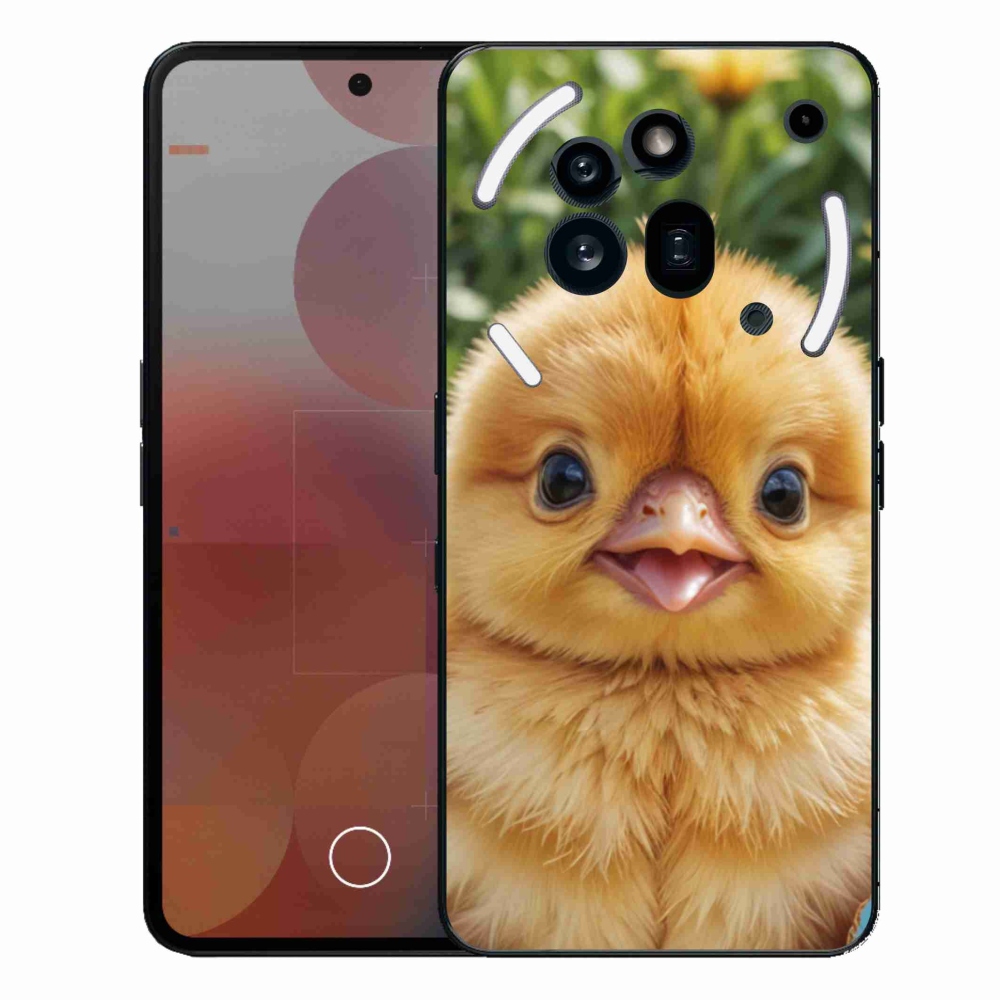 Gélový kryt mmCase na Nothing Phone (3a) Pro - veselé kuriatko