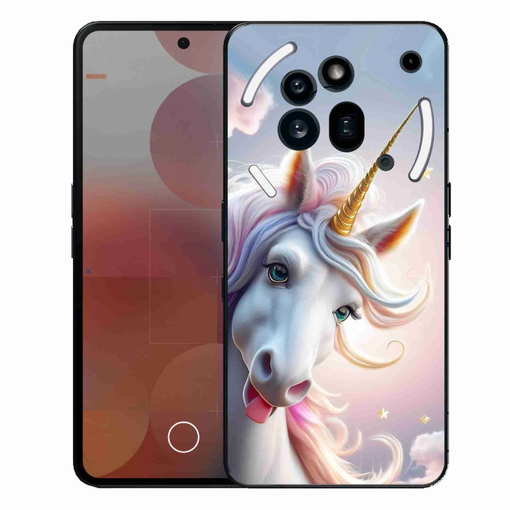 Gélový kryt mmCase na Nothing Phone (3a) Pro - veselý jednorožec