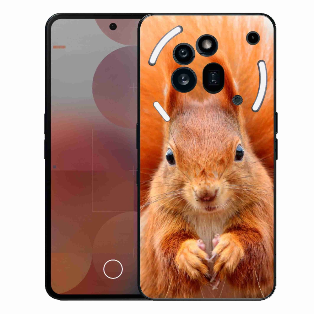Gélový kryt mmCase na Nothing Phone (3a) Pro - veverička