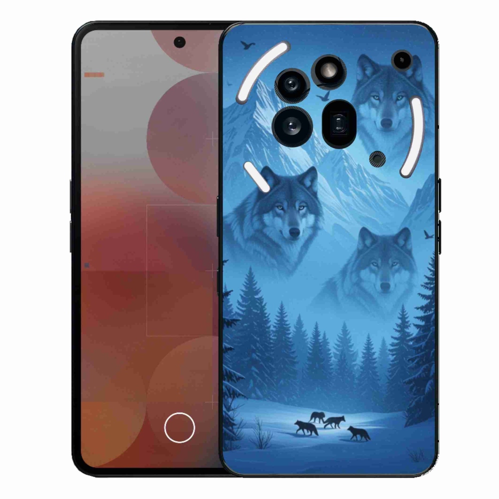 Gélový kryt mmCase na Nothing Phone (3a) Pro - vlčia svorka
