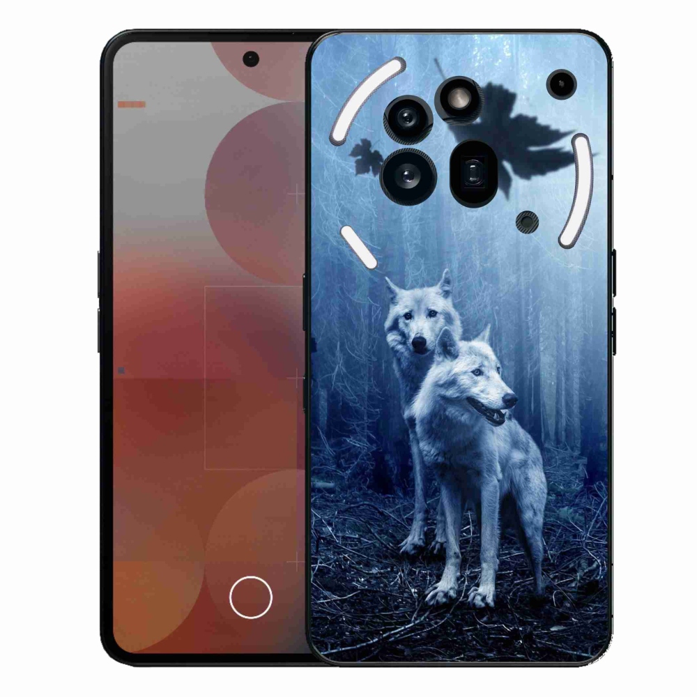 Gélový kryt mmCase na Nothing Phone (3a) Pre - vlci v lese