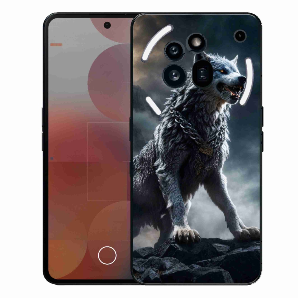Gélový kryt mmCase na Nothing Phone (3a) Pro - vlk 1