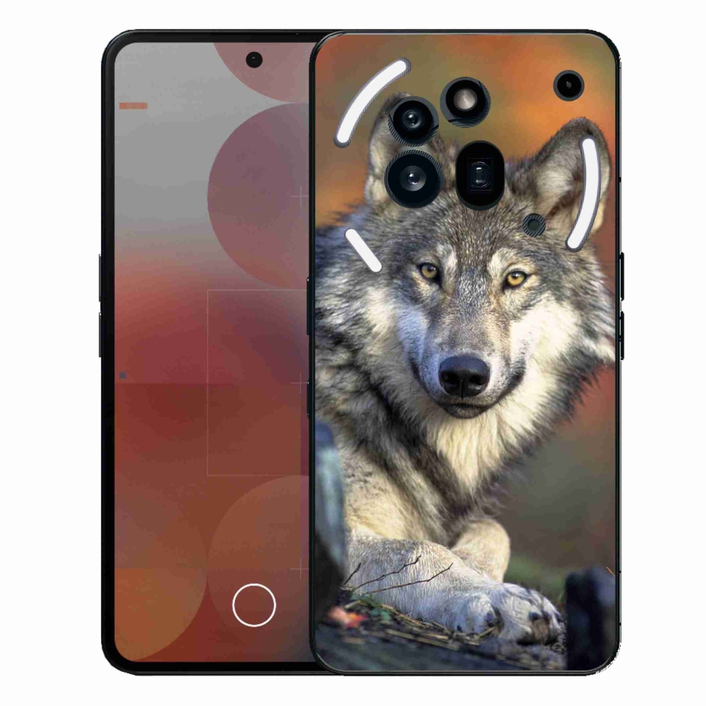 Gélový kryt mmCase na Nothing Phone (3a) Pro - vlk