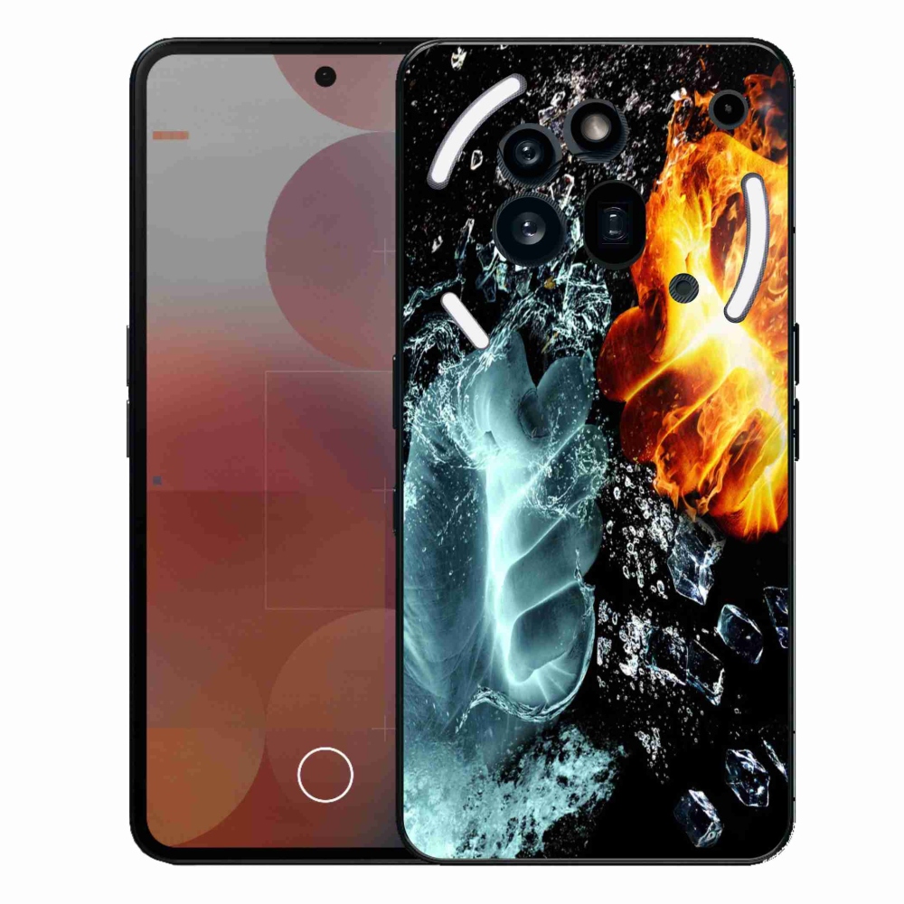 Gélový kryt mmCase na Nothing Phone (3a) Pre - voda a oheň