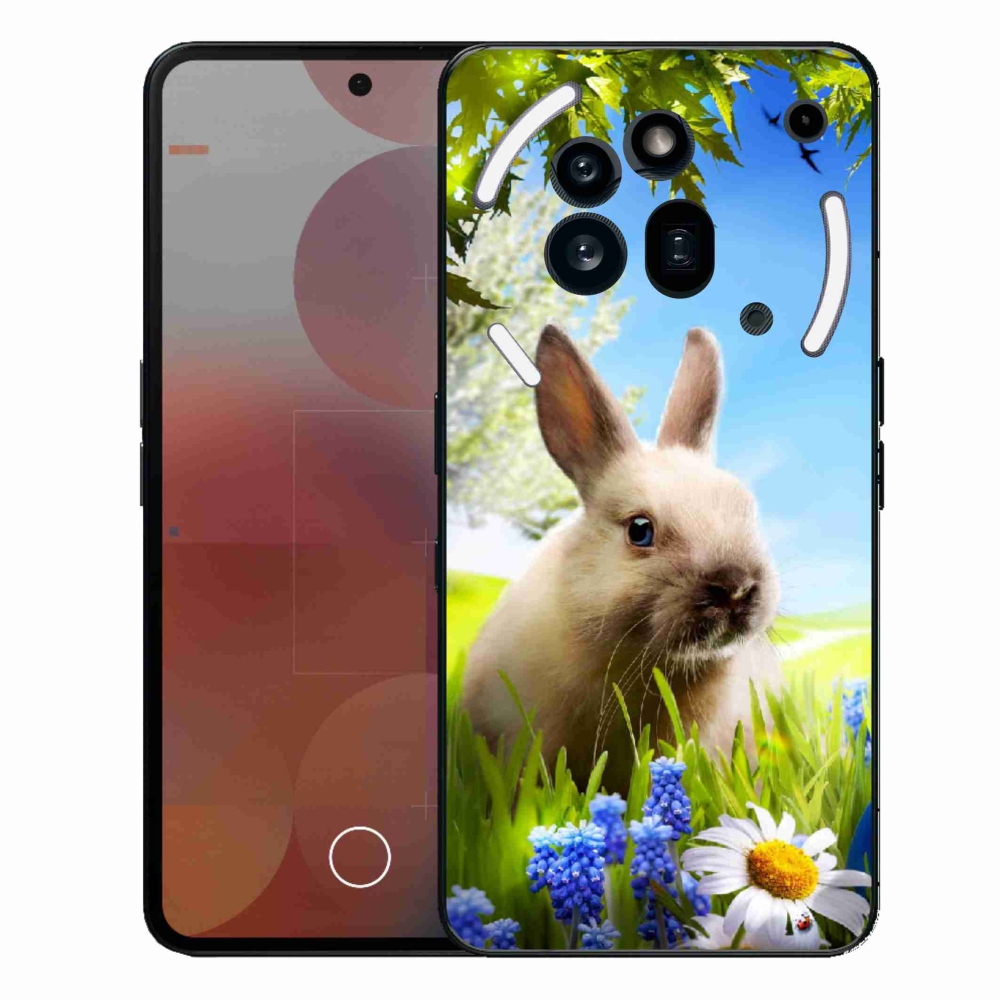 Gélový kryt mmCase na Nothing Phone (3a) Pro - zajačik