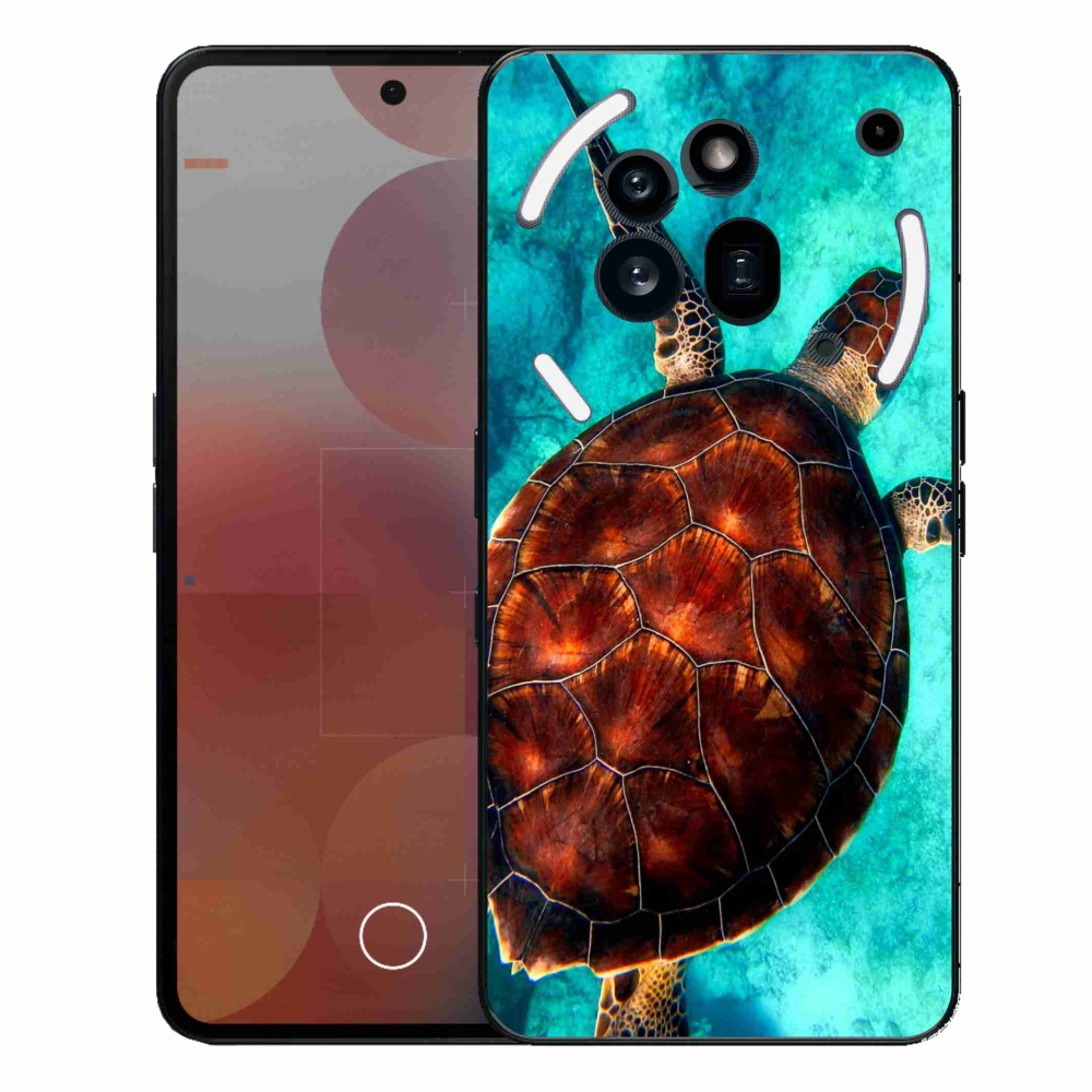 Gélový kryt mmCase na Nothing Phone (3a) Pre - korytnačka