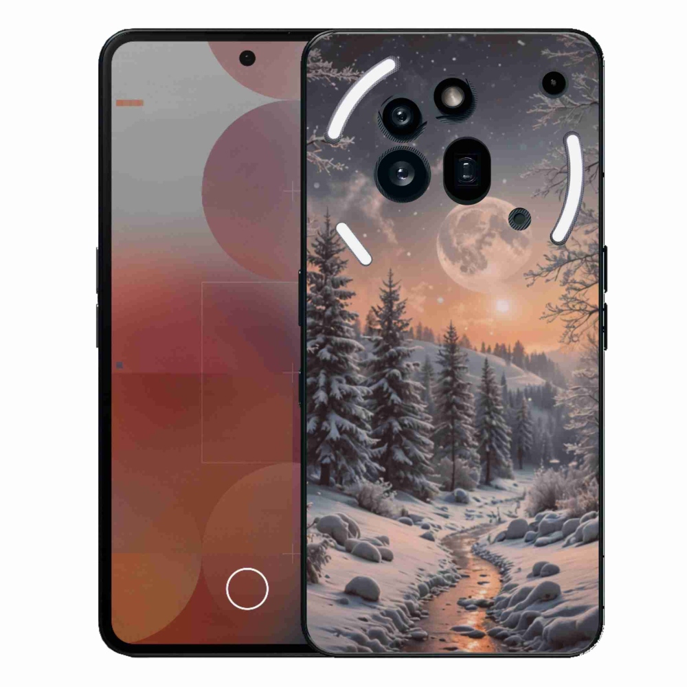 Gélový kryt mmCase na Nothing Phone (3a) Pre - zimná krajina 2