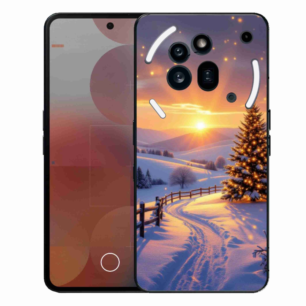 Gélový kryt mmCase na Nothing Phone (3a) Pre - zimná krajina