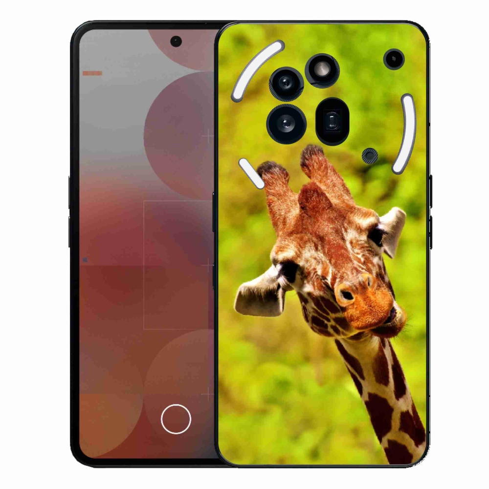 Gélový kryt mmCase na Nothing Phone (3a) Pro - žirafa