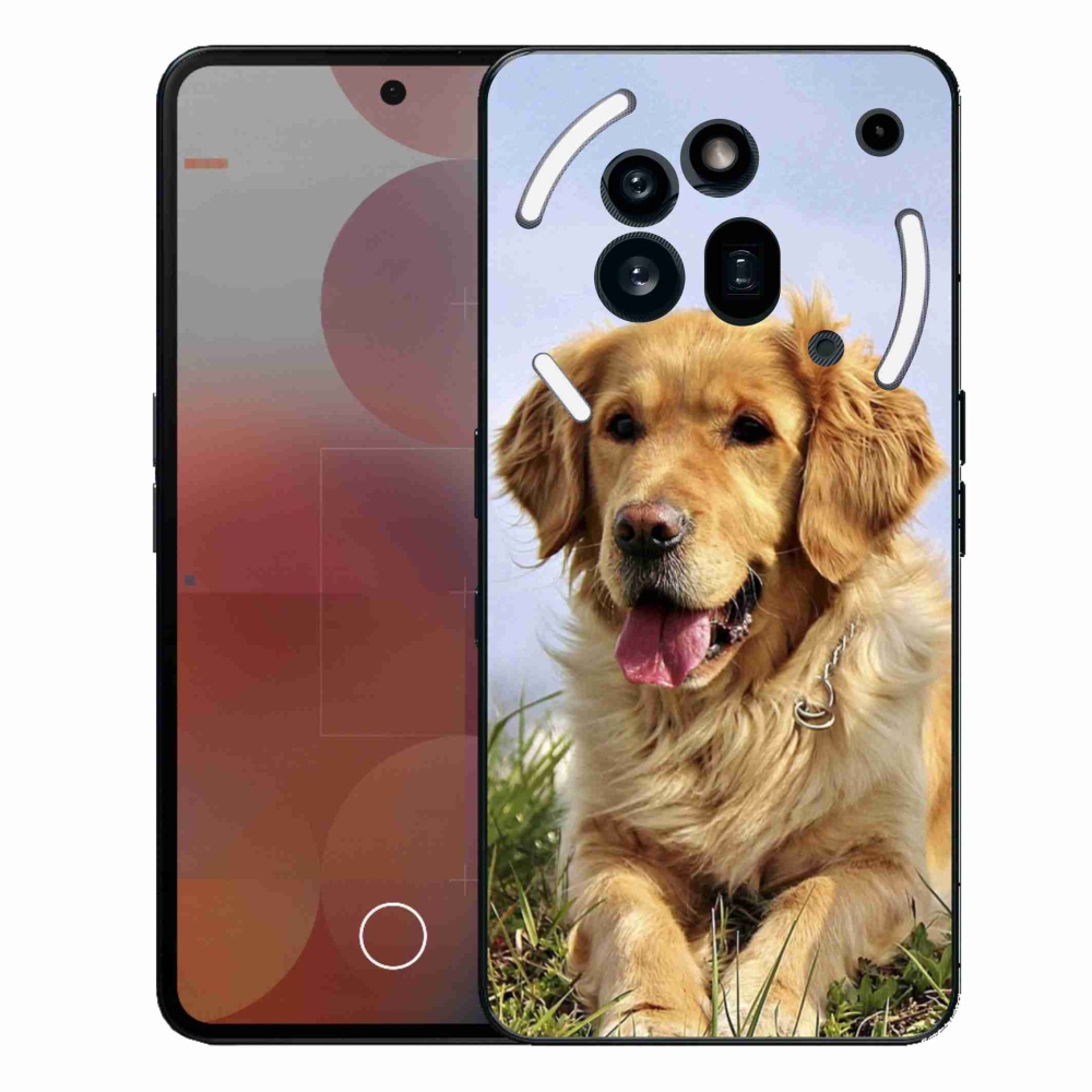 Gélový kryt mmCase na Nothing Phone (3a) Pro - zlatý retriever