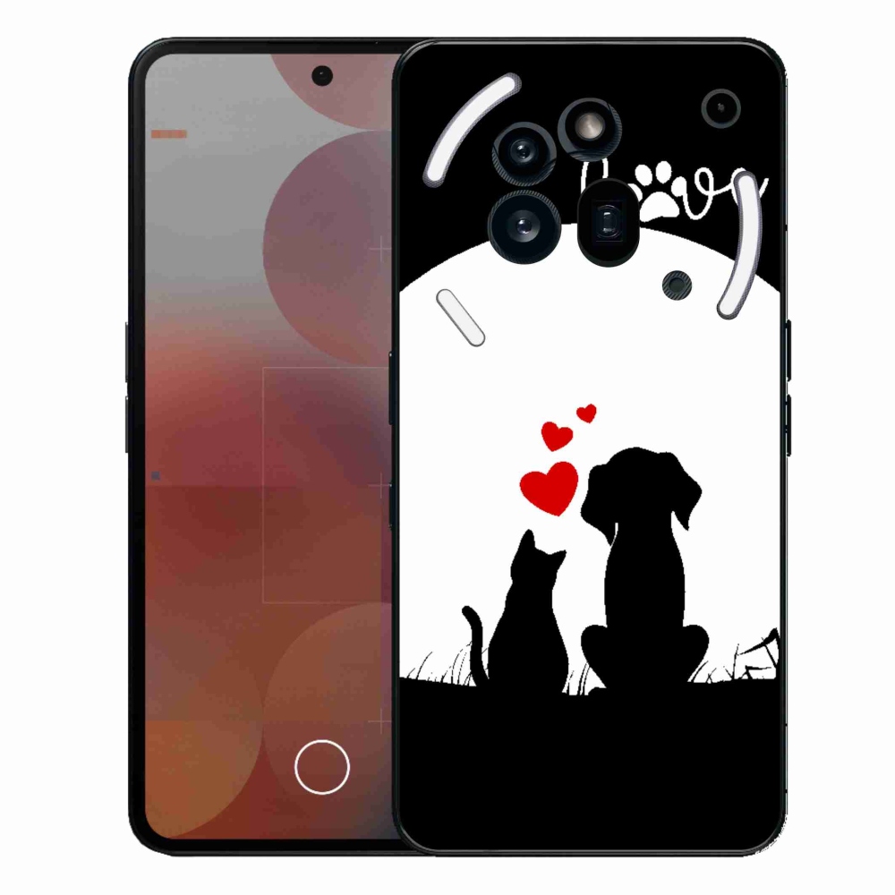 Gélový kryt mmCase na Nothing Phone (3a) Pre - zvieracia láska