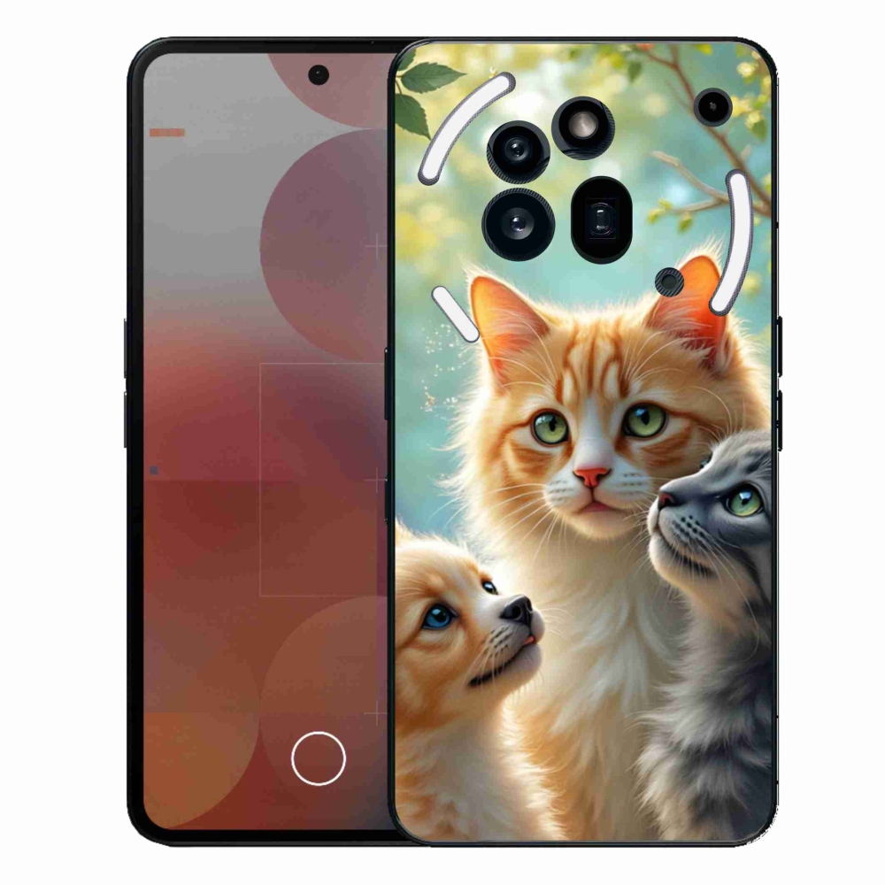 Gélový kryt mmCase na Nothing Phone (3a) Pre - zvieracie priateľstvo 2